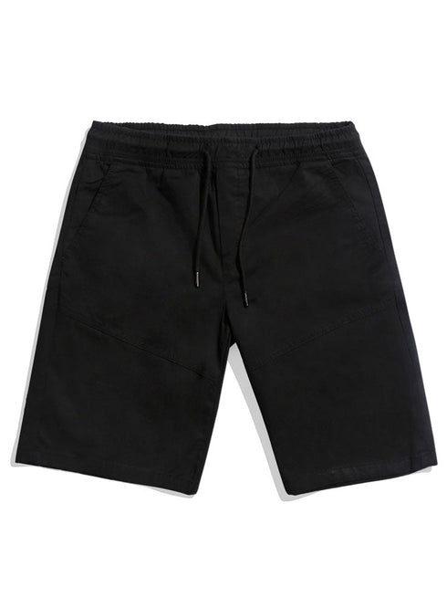 Black Gabardine Short - Khotwh